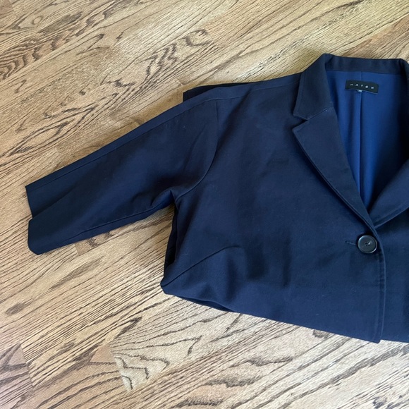Hatch Maternity Navy Jacket O/S - Picture 6 of 10